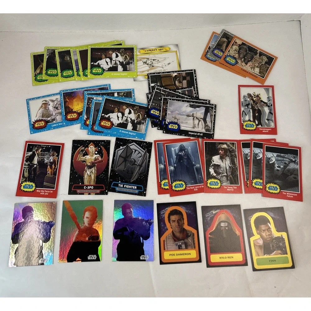 Topps Star Wars‎ Journey to the Force Awakens - Trading Card Variants Lot of 37